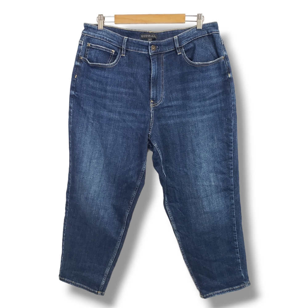 Guess Jaqueline Relaxed Fit Darkwash Jeans Size 31